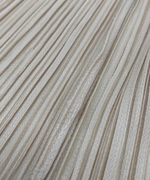 PLEATS PLEASE（プリーツプリーズ）PLEATS PLEASE (プリーツプリーズ) 薄手カーディガン ベージュ サイズ:3の古着・服飾アイテム