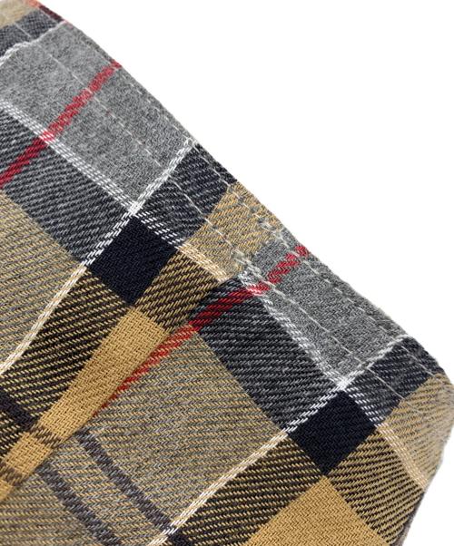 Barbour（バブアー）Barbour (バブアー) GAMEFAIR Barbour ブラウン×ライトグレー サイズ:34の古着・服飾アイテム