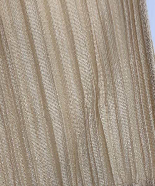 PLEATS PLEASE（プリーツプリーズ）PLEATS PLEASE (プリーツプリーズ) ノースリーブワンピース ベージュ サイズ:3の古着・服飾アイテム