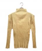 PLEATS PLEASEプリーツプリーズ）の古着「長袖カットソー」｜カーキ