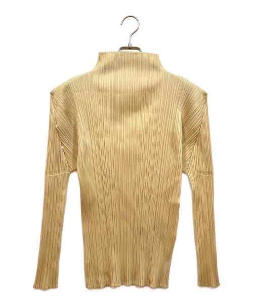 PLEATS PLEASE（プリーツプリーズ）PLEATS PLEASE (プリーツプリーズ) 長袖カットソー カーキ サイズ:3の古着・服飾アイテム