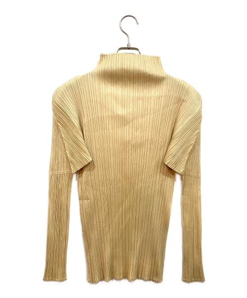 PLEATS PLEASE（プリーツプリーズ）PLEATS PLEASE (プリーツプリーズ) 長袖カットソー カーキ サイズ:3の古着・服飾アイテム