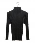 PLEATS PLEASEプリーツプリーズ）の古着「長袖カットソー」｜ブラック
