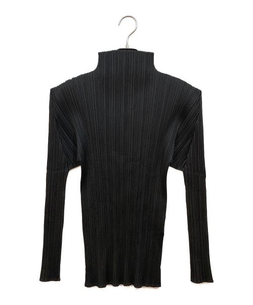 PLEATS PLEASE（プリーツプリーズ）PLEATS PLEASE (プリーツプリーズ) 長袖カットソー ブラック サイズ:3の古着・服飾アイテム