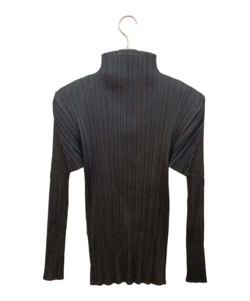 PLEATS PLEASE（プリーツプリーズ）PLEATS PLEASE (プリーツプリーズ) 長袖カットソー ブラック サイズ:3の古着・服飾アイテム