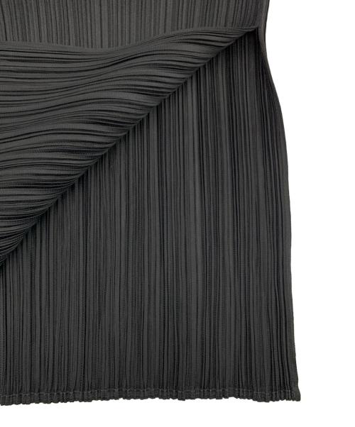 PLEATS PLEASE（プリーツプリーズ）PLEATS PLEASE (プリーツプリーズ) ノースリーブワンピース ブラック サイズ:3の古着・服飾アイテム