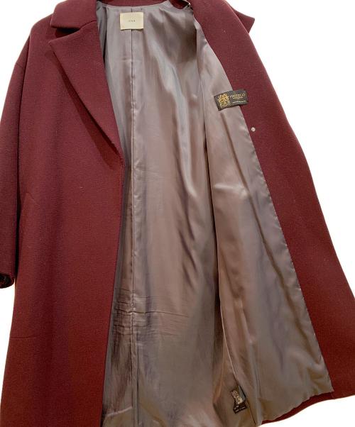 IENA（イエナ）IENA (イエナ) コート ボルドー サイズ:40の古着・服飾アイテム