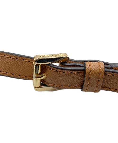 MICHAEL KORS（マイケル・コース）MICHAEL KORS (マイケル・コース) ショルダーバッグ アイボリー×ブラウンの古着・服飾アイテム