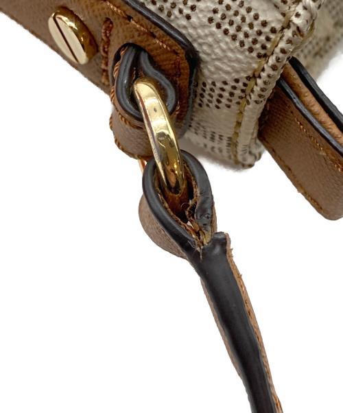 MICHAEL KORS（マイケル・コース）MICHAEL KORS (マイケル・コース) ショルダーバッグ アイボリー×ブラウンの古着・服飾アイテム