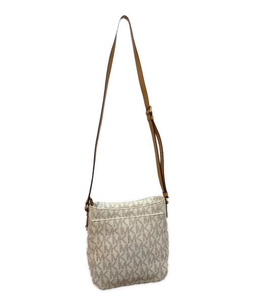 MICHAEL KORS（マイケル・コース）MICHAEL KORS (マイケル・コース) ショルダーバッグ アイボリー×ブラウンの古着・服飾アイテム