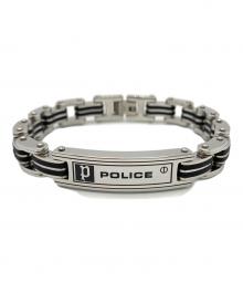 POLICE（ポリス）の古着「CARB ステンレス ブレスレット」