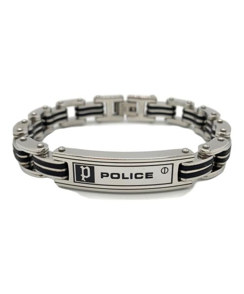 POLICE（ポリス）POLICE (ポリス) CARB ステンレス ブレスレット サイズ:Sの古着・服飾アイテム