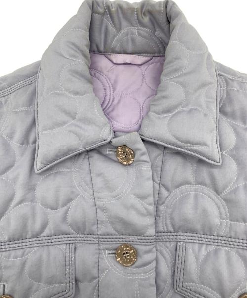 Acne studios（アクネ ストゥディオス）Acne studios (アクネ ストゥディオス) 中綿ジャケット パープル サイズ:36の古着・服飾アイテム