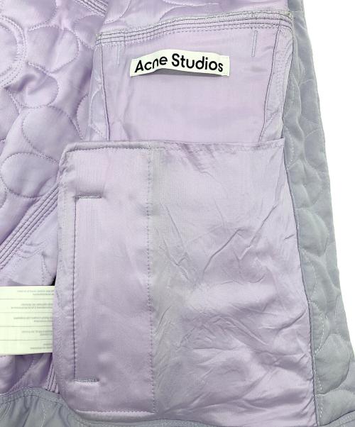 Acne studios（アクネ ストゥディオス）Acne studios (アクネ ストゥディオス) 中綿ジャケット パープル サイズ:36の古着・服飾アイテム