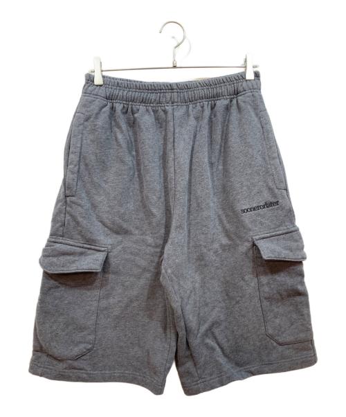 soonerorlater（スーナーオアレイター）soonerorlater (スーナーオアレイター) スウェットハーフパンツ グレー サイズ:Lの古着・服飾アイテム