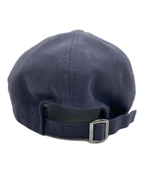maison kitsune（メゾンキツネ）maison kitsune (メゾンキツネ) トリコロールフォックスキャップ ネイビーの古着・服飾アイテム