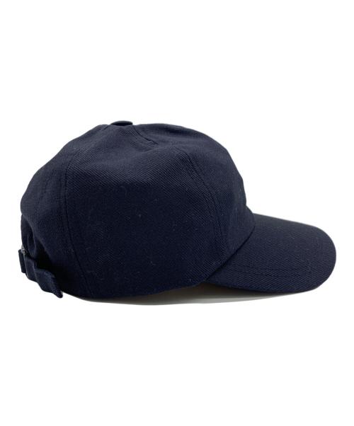 maison kitsune（メゾンキツネ）maison kitsune (メゾンキツネ) トリコロールフォックスキャップ ネイビーの古着・服飾アイテム