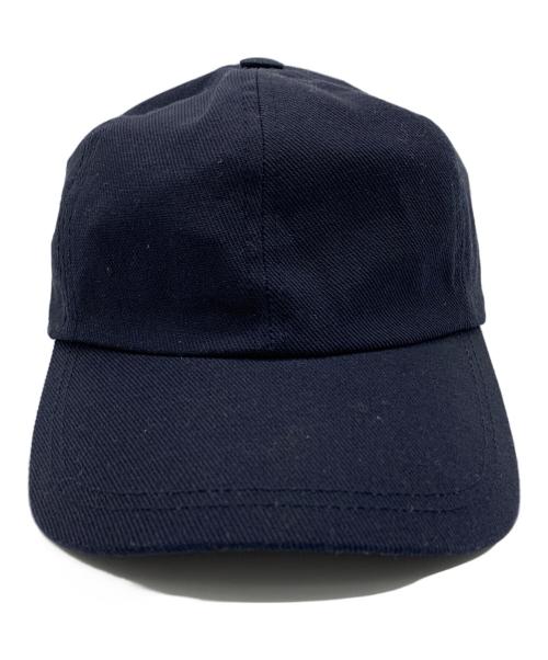 maison kitsune（メゾンキツネ）maison kitsune (メゾンキツネ) トリコロールフォックスキャップ ネイビーの古着・服飾アイテム