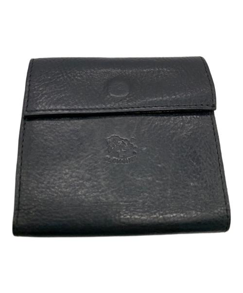IL BISONTE（イル ビゾンテ）IL BISONTE (イル ビゾンテ) 3つ折り財布 ブラックの古着・服飾アイテム