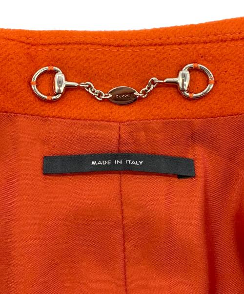 GUCCI（グッチ）GUCCI (グッチ) チェスターコート レッド サイズ:36の古着・服飾アイテム