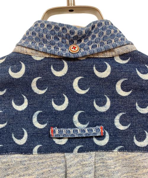 KAWATANI SHIR（カワタニシャツ）KAWATANI SHIR (カワタニシャツ) 長袖シャツ インディゴ×グレー サイズ:Ⅿの古着・服飾アイテム