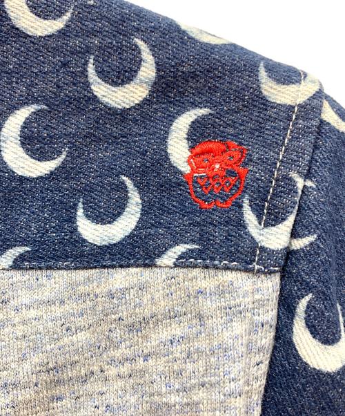 KAWATANI SHIR（カワタニシャツ）KAWATANI SHIR (カワタニシャツ) 長袖シャツ インディゴ×グレー サイズ:Ⅿの古着・服飾アイテム