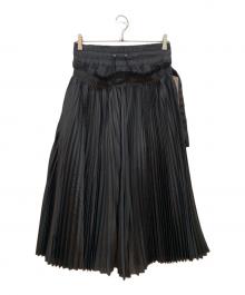 NIKE×sacai（ナイキ×サカイ）の古着「切替スカート」｜ブラック