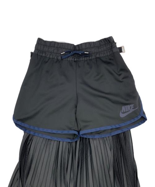 NIKE（ナイキ）NIKE (ナイキ) sacai (サカイ) 切替スカート ブラック サイズ:Sの古着・服飾アイテム