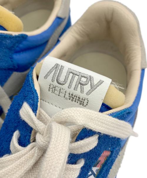 AUTRY（オートリ―）AUTRY (オートリ―) REELWIND LOW ローカットスニーカー ナイロン・スエード ブルー ブルー サイズ:42の古着・服飾アイテム
