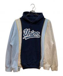 Rebuild by Needles（リビルドバイニードルス）の古着「パーカー」｜ネイビー×グレー