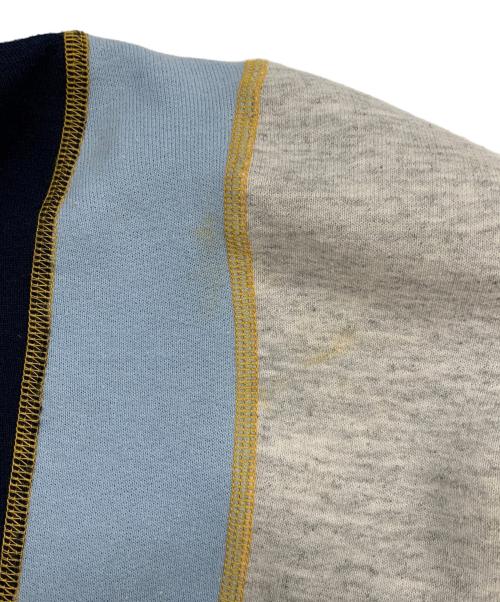 Rebuild by Needles（リビルドバイニードルス）Rebuild by Needles (リビルドバイニードルス) パーカー ネイビー×グレー サイズ:XLの古着・服飾アイテム