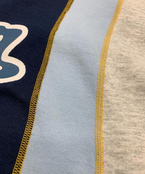 Rebuild by Needles（リビルドバイニードルス）Rebuild by Needles (リビルドバイニードルス) パーカー ネイビー×グレー サイズ:XLの古着・服飾アイテム