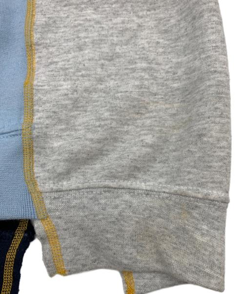 Rebuild by Needles（リビルドバイニードルス）Rebuild by Needles (リビルドバイニードルス) パーカー ネイビー×グレー サイズ:XLの古着・服飾アイテム