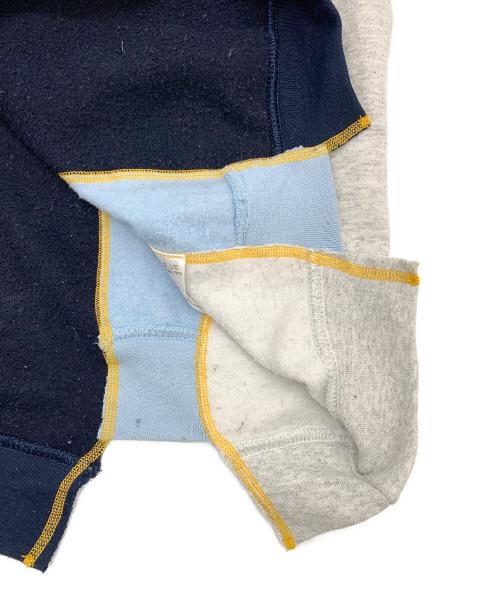 Rebuild by Needles（リビルドバイニードルス）Rebuild by Needles (リビルドバイニードルス) パーカー ネイビー×グレー サイズ:XLの古着・服飾アイテム