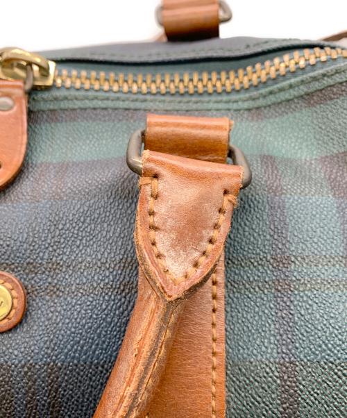 POLO RALPH LAUREN（ポロ・ラルフローレン）POLO RALPH LAUREN (ポロ・ラルフローレン) ボストンバッグ ブラウン×グリーンの古着・服飾アイテム