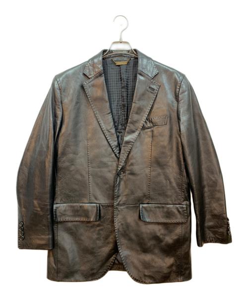 D'URBAN（ダーバン）D'URBAN (ダーバン) レザージャケット ブラック サイズ:Mの古着・服飾アイテム