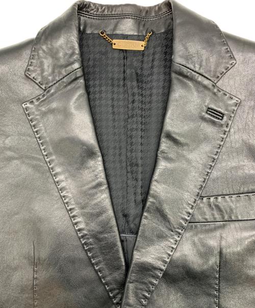 D'URBAN（ダーバン）D'URBAN (ダーバン) レザージャケット ブラック サイズ:Mの古着・服飾アイテム