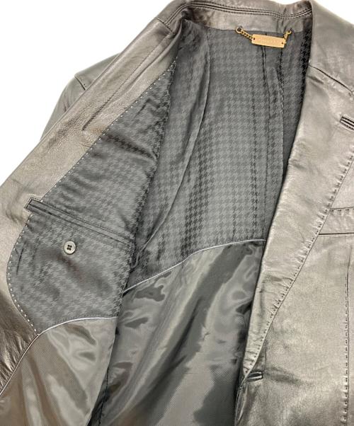 D'URBAN（ダーバン）D'URBAN (ダーバン) レザージャケット ブラック サイズ:Mの古着・服飾アイテム