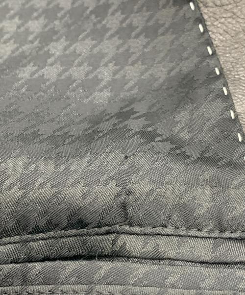 D'URBAN（ダーバン）D'URBAN (ダーバン) レザージャケット ブラック サイズ:Mの古着・服飾アイテム