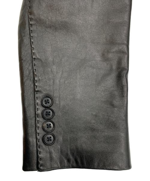 D'URBAN（ダーバン）D'URBAN (ダーバン) レザージャケット ブラック サイズ:Mの古着・服飾アイテム