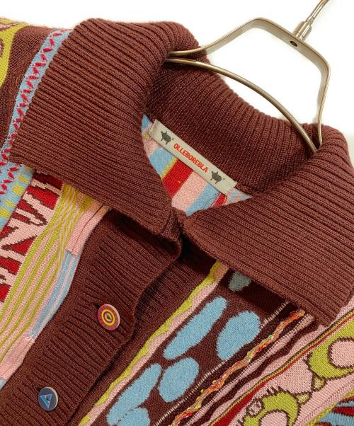 OLLEBOREBLA（アルベロベロ）OLLEBOREBLA (アルベロベロ) 厚手カーディガン マルチカラー サイズ:記載なしの古着・服飾アイテム