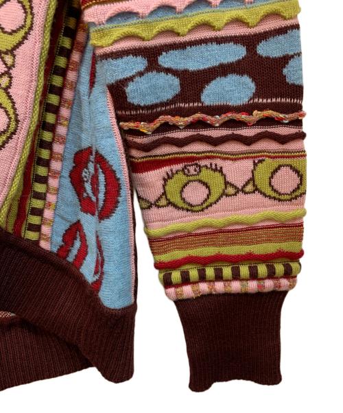 OLLEBOREBLA（アルベロベロ）OLLEBOREBLA (アルベロベロ) 厚手カーディガン マルチカラー サイズ:記載なしの古着・服飾アイテム