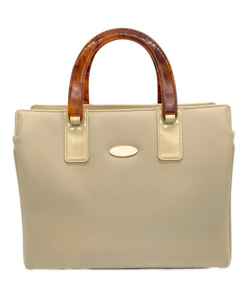 KITAMURA2（キタムラツウ）KITAMURA2 (キタムラツウ) ハンドバッグ ベージュの古着・服飾アイテム