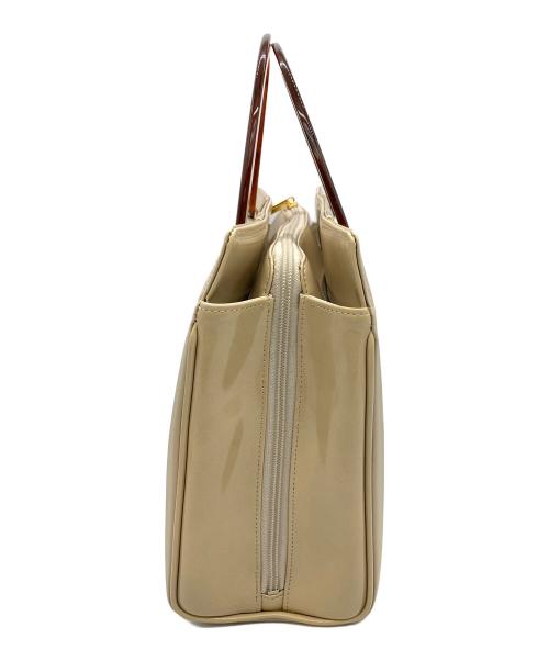 KITAMURA2（キタムラツウ）KITAMURA2 (キタムラツウ) ハンドバッグ ベージュの古着・服飾アイテム