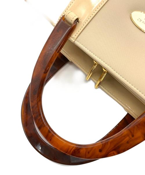 KITAMURA2（キタムラツウ）KITAMURA2 (キタムラツウ) ハンドバッグ ベージュの古着・服飾アイテム