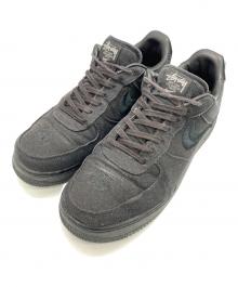 NIKE×stussy（ナイキ×ステューシー）の古着「Air Force 1 Low "Triple Black"」｜ブラック