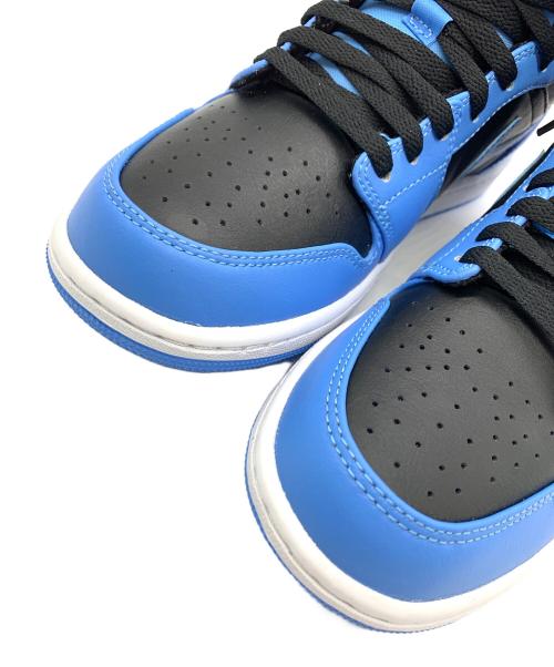 NIKE（ナイキ）NIKE (ナイキ) AIR JORDAN 1 MID ブルー×ブラック サイズ:US8.5の古着・服飾アイテム