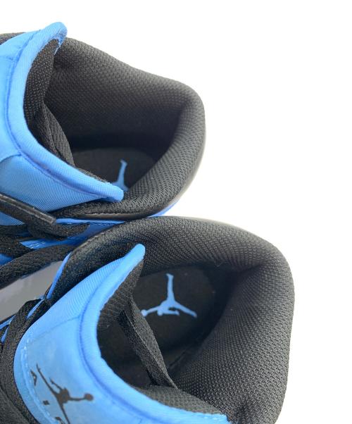 NIKE（ナイキ）NIKE (ナイキ) AIR JORDAN 1 MID ブルー×ブラック サイズ:US8.5の古着・服飾アイテム