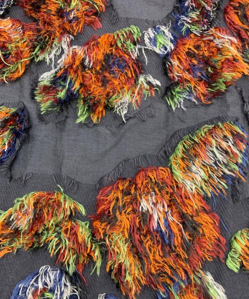 BEARDSLEY（ビアズリー）BEARDSLEY (ビアズリー) ビアズリーフリンジスカート ブラック サイズ:Fの古着・服飾アイテム