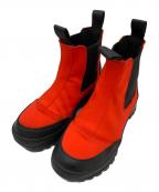 nagonstansナゴンスタンス）の古着「ショートブーツ」｜レッド×ブラック